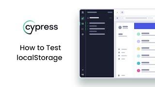 How to test local storage with Cypress