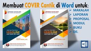 Cara Membuat Cover Makalah Proposal Laporan di Word