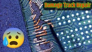 Damage Track Repair Trick | How To Repair Damage Mobile Phone Track