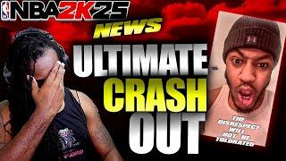 BIGGEST CRASHOUT  OVER NBA 2K25 DISRESPECT | NBA 2K25 NEWS UPDATE