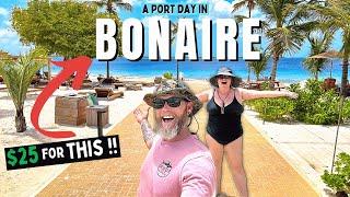 WOW! ONLY $25 EXCURSION! Found the CHEAPEST (and INCREDIBLE) Resort Day Pass in Bonaire!!!