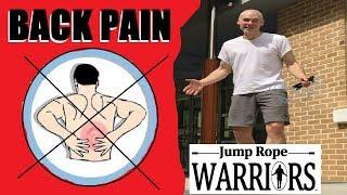 Do YOU get Back Pain Jumping Rope? Here's How to Avoid Hurting your Back Jumping Rope