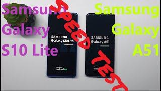 Samsung Galaxy S10 Lite vs Samsung Galaxy A51 - SPEED TEST + multitasking - Which is faster!?