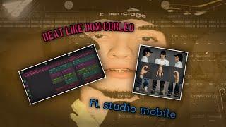 БИТ в стиле DOM CORLEO на ТЕЛЕФОНЕ | BEAT like DOM CORLEO on MOBILE PHONE | FLM #битвстиле