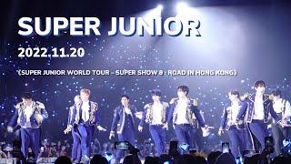 [韓星來港] 221120 #SuperJunior #슈퍼주니어 (Burn The Floor + The Crown + SUPER) Super Show 9 : ROAD in HK