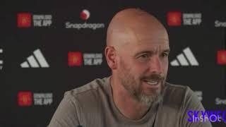 HOJLUND & MOUNT START ? Erik Ten Hag Press Conference Interview | ManUnited v Crystal Palace