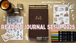 2025 Reading Journal Setup