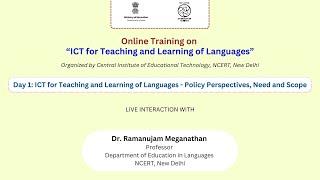 Day 1: ICT for Teaching and Learning of Languages