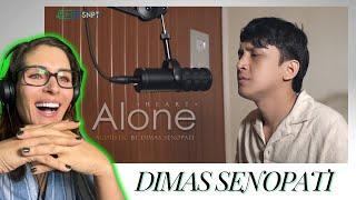 LucieV Reacts to Heart - Alone Cover by Dimas Senopati