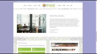 Shanti Bodywork WordPress Web Design