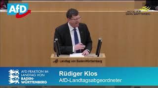 AfD zur Änderung des Abgeordnetengesetzes Teil 3 - Rüdiger Klos MdL 24.10.2018