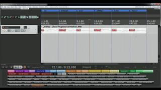 ReaTrak (REAPER Chord Track) Demo Chords from Markers