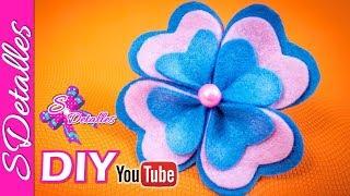 Felt Flowers # 10  | Video# 139 | SDetalles | DIY