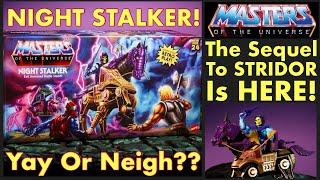 MOTU ORIGINS NIGHT STALKER Packaging Images – The Stridor Sequel Is Here! Is He A Yay….Or Neigh??