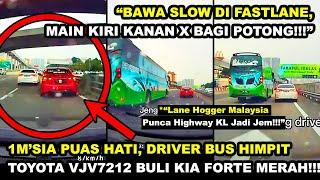 1M'SIA PUAS HATI, DRIVER BUS HIMPIT T0Y0TA VJV7212 BULl KIA MERAH F4STLANE "MAlN KIRI KANAN" byk uai