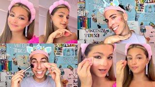 REACTION BAMBINA TUTORIAL MAKE-UP DI TIKTOK