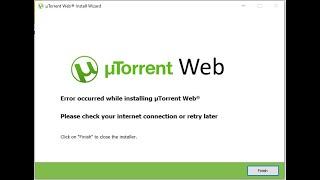 How to Download and Install uTorrent in Windows 7/8/10 | Error Fixed | download uTorrent 2023