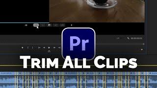 Premiere Pro Trim Multiple Clips FAST! | Adobe Premiere Pro Tutorial | Video Editing Tips