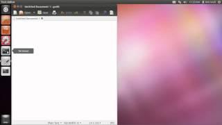 Programming in Ubuntu using a text editor and a terminal