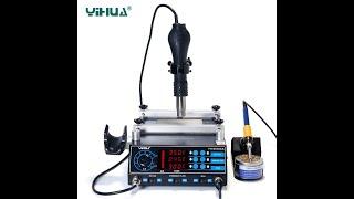 YIHUA 853AAA 1350W PCB Preheater Soldering Station BGA Rework Station Heat Gun Iron Welding Station