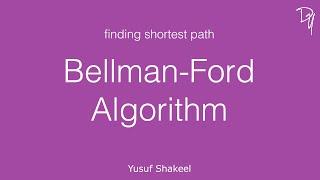 Bellman Ford Algorithm - step by step guide