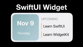 WidgetKit : ToDo widget for beginners