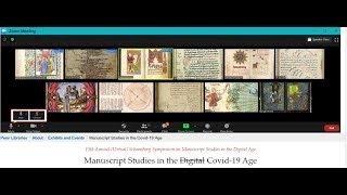 13th Annual Schoenberg Symposium on Manuscript Studies in the Digital Age, Nov.20, Morning Session