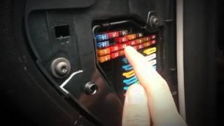 Interior lights, electric windows & door lock failure? Time to change a fuse.