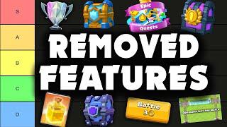 Ranking Removed Features of Clash Royale #tierlist