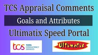 Tcs Appraisal | Goals and attributes | How to answer comments and attributes | Final anniversary