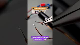 Unleashing the Beast: 1000KV High Voltage Generator  #diy #electronic #electric #highvoltage