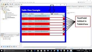 Adding TextField in tableView Cell | TableView in JavaFX