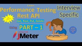 Rest API Performance Testing Using JMeter Part - 1 | Pradeep Nailwal