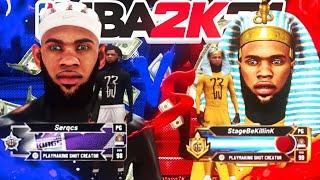 Serqcs called me out for a $500 wager in nba 2k21 and it got hectic..