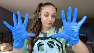 ASMR || Glove Try-On Haul! (Latex, Vinyl, Rubber Gloves & More!)