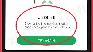 JioGames Fix Uh Ohh Slow or no internet connection Please check Your internet settings Problem Solve