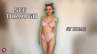 Try On Haul Fully Transparent Women Bra and lingerie Review | Very Revealing! | 