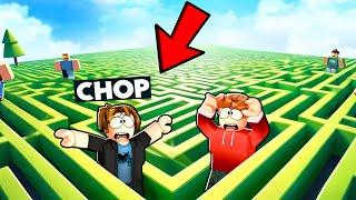 ROBLOX CHOP AND FROSTY COMPLETE MAZE BIG BRAIN CHALLENGE