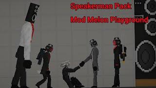 Speakerman Pack Mod Melon Playground Skibidi toilet