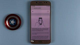 How to enable/disable Interaction Control on Samsung J7 Pro Android 9