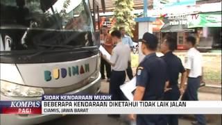 Sidak Bus Diwarnai Adu Mulut Sopir & Petugas