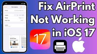 How To Fix AirPrint Not Working After iOS Update on iPhone