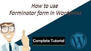 How to use forminator form in wordpress 2021 - Delta Tech Services