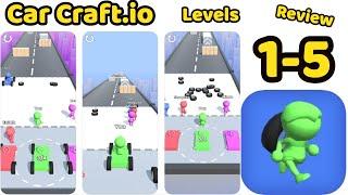 CarCraft.io Game All levels 1-5 Gameplay Walkthrough Max Levels Game Review (iOS-Android)