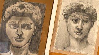 Timelapse: Portrait of David (Inspired by Michelangelo) - A 30-Year-Old Remake