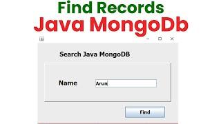 Search using Java MongoDb