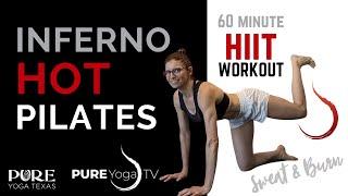 Inferno Hot Pilates, 60 minute HIIT Workout. Full Body Sweat & Burn with Monica Ossandon