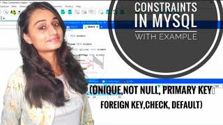 Constraints in MySQL || MySQL Tutorial || Code With Neha