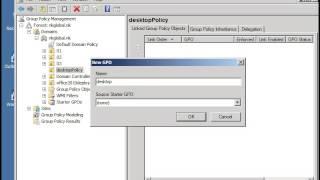 Desktop Policy Restrictions Configured by Group Policy in Windows Server 2008 R2