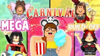 MEGA Carnival Build-Off CHALLENGE! Panda V.s. 4 FANS!